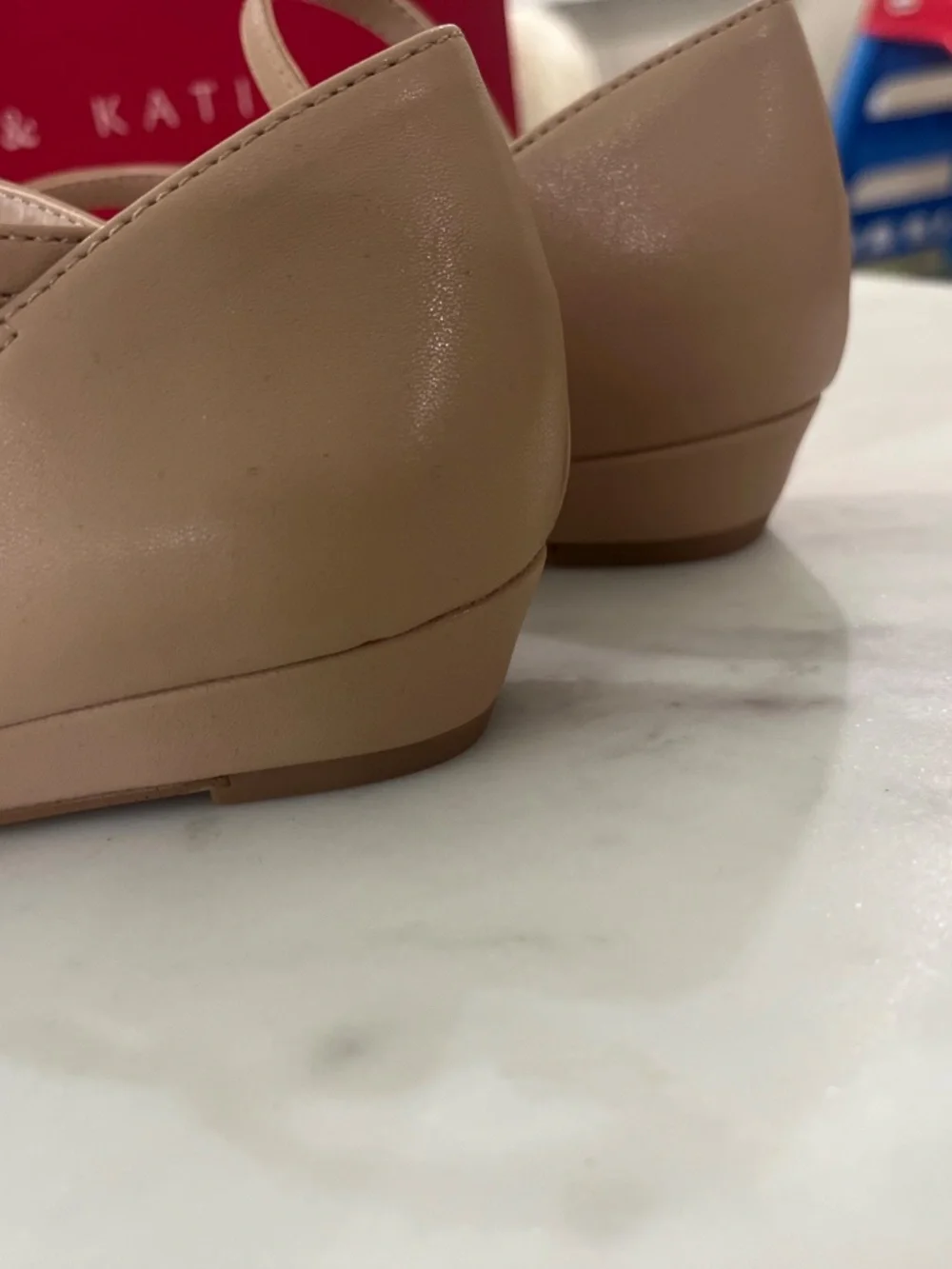 NWT Kelly & Katie gorgeous nude strap shoes